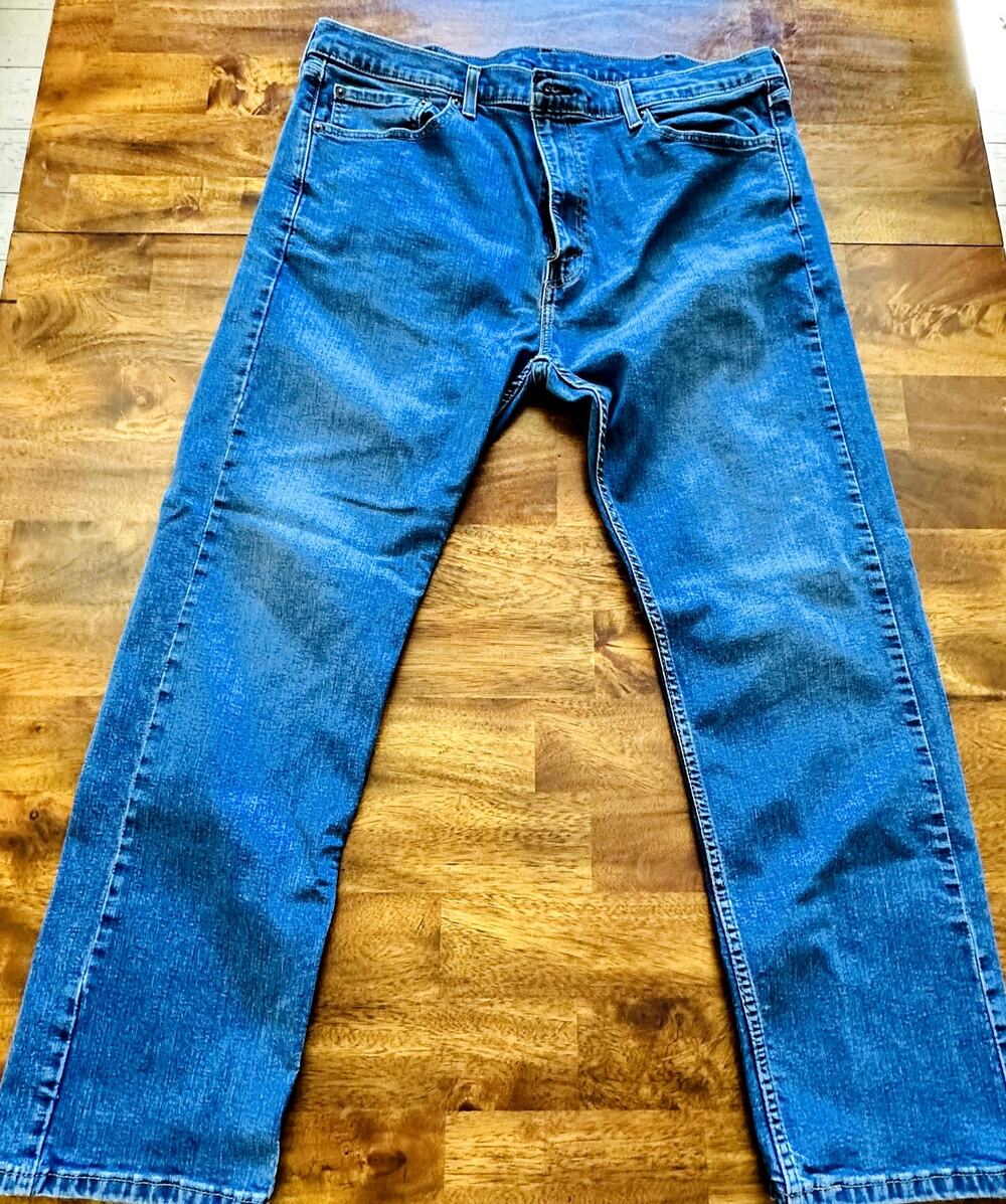 Levi Strauss 506 Jeans Mens 40/30 Blue Faded 83% Cotton 506 Straight Pants
